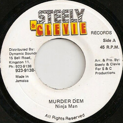 Ninjaman Murder Dem USED VINYL 7INCH 45 RPM REISSUE