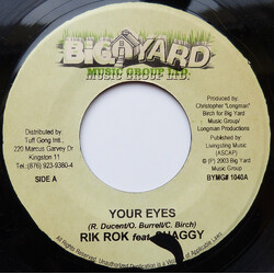 Rik Rok / Shaggy / Ice Man (2) Your Eyes / Girls Invasion USED VINYL 7INCH 45 RPM
