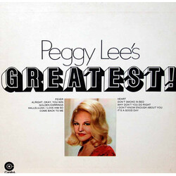 Peggy Lee Peggy Lee's Greatest! Vinyl LP USED