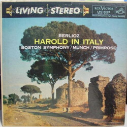 Hector Berlioz / Boston Symphony Orchestra / Charles Munch / William Primrose Harold In Italy Vinyl LP USED