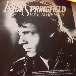 Rick Springfield Love Somebody USED VINYL 12INCH
