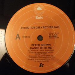 Peter Brown (2) / Betty Wright Dance With Me USED VINYL 12INCH 45 RPM PROMO