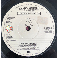 Donna Summer The Wanderer Vinyl 7" USED