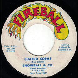 Snowball & Company Cuatro Copas USED VINYL 7INCH SINGLE