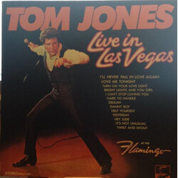 Tom Jones Live In Las Vegas Vinyl LP USED