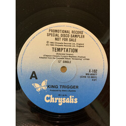 King Trigger Temptation USED VINYL 12INCH 45 RPM SINGLE PROMO