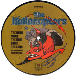 The Hellacopters The Devil Stole The Beat From The Lord USED VINYL 7INCH 33 S RPM 45 RPM PICTURE DISC