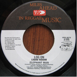 Elephant Man Log On USED VINYL 7INCH 45 RPM