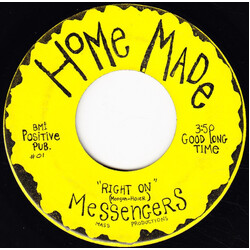 The Messengers (6) Right On / I Gotta Dance USED VINYL 7INCH 45 RPM SINGLE MONO