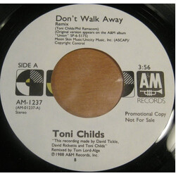 Toni Childs Don't Walk Away USED VINYL 7INCH 45 RPM PROMO