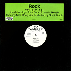 Rock (3) / Nate Dogg Walk Like A G USED VINYL 12INCH PROMO