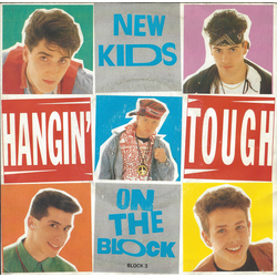New Kids On The Block Hangin' Tough Vinyl 7" USED