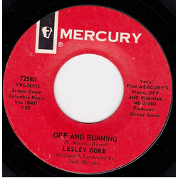 Lesley Gore Off And Running / I Don't Care USED VINYL 7INCH 45 RPM