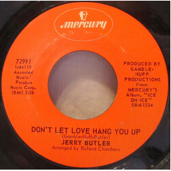 Jerry Butler Don't Let Love Hang You Up Vinyl 7" USED