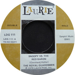 The Royal Guardsmen Snoopy Vs. The Red Baron / Return Of The Red Baron USED VINYL 7INCH SINGLE REISSUE