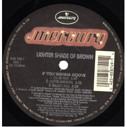 Lighter Shade Of Brown If You Wanna Groove USED VINYL 12INCH 33 S RPM SINGLE