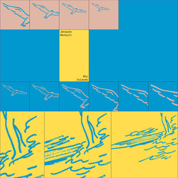 Jacques Renault Sky Islands USED VINYL 12INCH 33 S RPM ALBUM RECORD STORE DAY PARTIALLY MIXED
