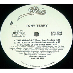 Tony Terry That Kind Of Guy USED VINYL 12INCH PROMO