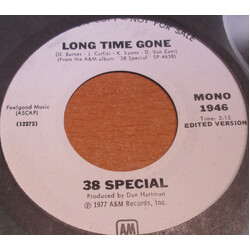 38 Special (2) Long Time Gone USED VINYL 7INCH 45 RPM PROMO STEREO MONO