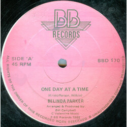 Belinda Parker One Day At A Time / Don't Make Waves USED VINYL 12INCH 45 RPM