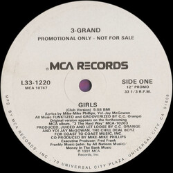 3 Grand Girls VINYL 12" USED