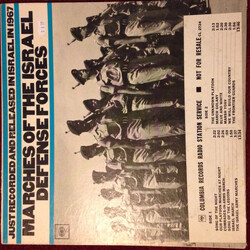 The Israel Army Band Marches Of The Israel Defense Forces Vinyl LP USED