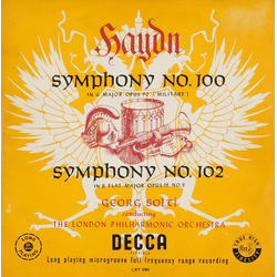 Joseph Haydn / Georg Solti / London Philharmonic Orchestra Symphony No. 100 In G Major Opus 90 "Military", Symphony No. 102 In B Flat Major Opus 98 No