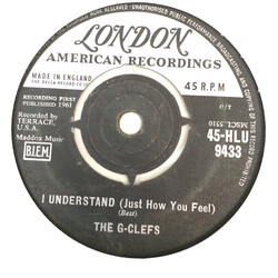 The G-Clefs I Understand (Just How You Feel) USED VINYL 7INCH 45 RPM