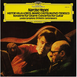 Narciso Yepes / The London Symphony Orchestra / Garcia Navarro / Heitor Villa-Lobos / Mario Castelnuovo Tedesco Konzerte Für Gitarre Vinyl LP USED