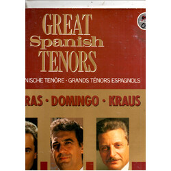 José Carreras / Placido Domingo / Alfredo Kraus Great Spanish Tenors Vinyl LP USED