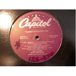 Donna Washington Do You Wanna, Huh? Vinyl 12" USED