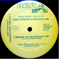Gary Stewart / Dean Dillon Smokin' In The Rockies Vinyl 12" USED