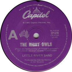Little River Band The Night Owls USED VINYL 7INCH SINGLE 45 RPM