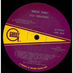 21st Creation Break Thru Vinyl LP USED