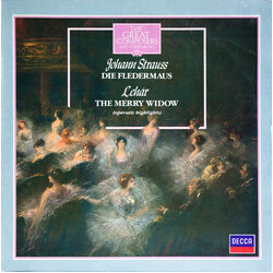 Johann Strauss Jr. / Franz Lehár Die Fledermaus / The Merry Widow (Operatic Highlights) Vinyl LP USED
