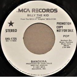 Bandera (4) Billy The Kid USED VINYL 7INCH 45 RPM PROMO STEREO