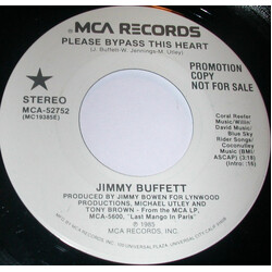Jimmy Buffett Please Bypass This Heart USED VINYL 7INCH 45 RPM SINGLE PROMO STEREO