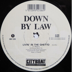 Down By Law Livin' In The Ghetto VINYL 12" USED