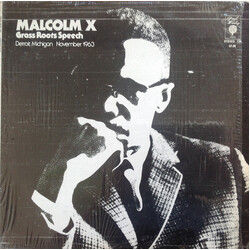 Malcolm X Grass Roots Speech Detroit, Michigan November 1963 Vinyl LP USED