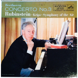 Ludwig Van Beethoven / Arthur Rubinstein / Josef Krips / Symphony Of The Air Concerto No. 3 Vinyl LP USED