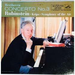 Ludwig Van Beethoven / Arthur Rubinstein / Josef Krips / Symphony Of The Air Concerto No. 3, In C Minor, Op. 37 Vinyl LP USED