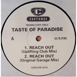 Taste Of Paradise Reach Out USED VINYL 12INCH 33 S RPM PROMO