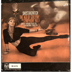 Dmitri Shostakovich / Jean Martinon / The London Symphony Orchestra The Age Of Gold Ballet Suite & Symphony No.1 Vinyl LP USED