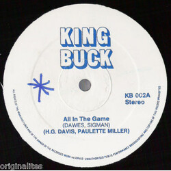Bobby Davis (6) / Paulette Miller All In The Game USED VINYL 12INCH 45 RPM SINGLE