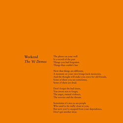 Weekend The '81 Demos USED VINYL 12INCH 45 RPM