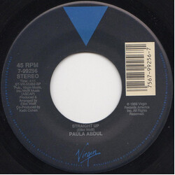 Paula Abdul Straight Up USED VINYL 7INCH 45 RPM SINGLE STEREO