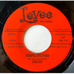 Dallas County The Late / Rumplestiltskin USED VINYL 7INCH 45 RPM