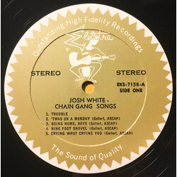 Josh White Chain Gang Songs Vinyl LP USED