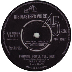 The Swinging Blue Jeans Promise You'll Tell Her VINYL 7" USED