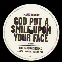 Mark Ronson God Put A Smile Upon Your Face (Aaron La Crate / Gutter Remix) / Toxic (Paul Nice Remix) USED VINYL 12INCH 33 S RPM